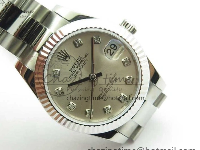 0406 Datejust 31mm 278271 SS BP Maker Best Edition Silver Crystal Dial on Oyster Bracelet Affordable 2745